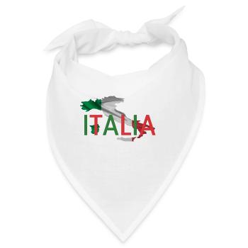 Fanartikel Italien - Bandana - Weiß - Vorne