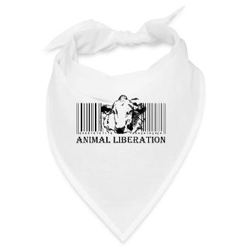 Animal Liberation - Bandana - Weiß - Vorne