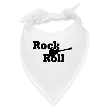 Rock 'n' Roll - Bandana - Weiß - Vorne