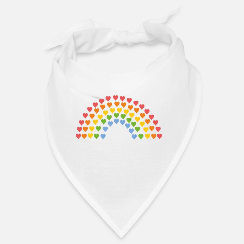 Rainbow from the heart Bandana