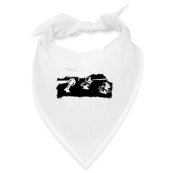 BMX-Rennen - Bandana - Weiß - Vorne