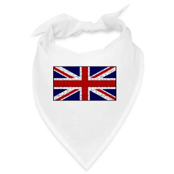 Union Jack Flag Puzzle - Bandana - Weiß - Vorne
