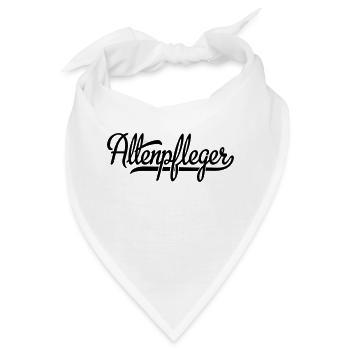Altenpfleger - Bandana - Weiß - Vorne
