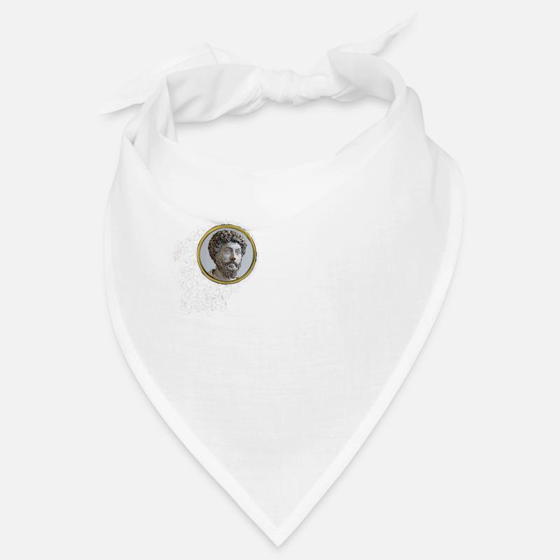 Marcus Aurelius - Nous possédons le moment présent - Bandana - blanc
