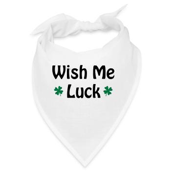 Wish me Luck - Bandana - Weiß - Vorne