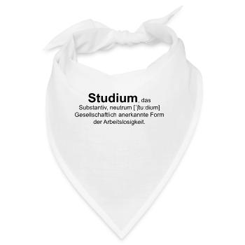 Studium, das - Bandana - Weiß - Vorne