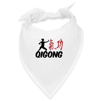 Qigong Yoga Qi Gong Meditation - Bandana - Weiß - Vorne