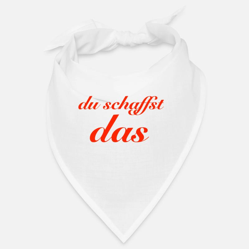du schaffst das Bandana