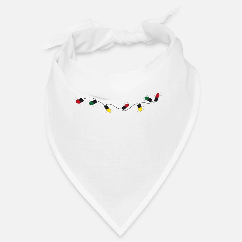 Fairy lights with colored lights Bandana