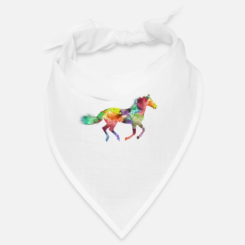 Regenbogen Pferd Design als Geschenkidee Bandana