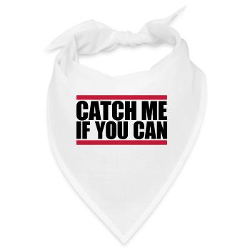 Rote Balken Catch - Bandana - Weiß - Vorne