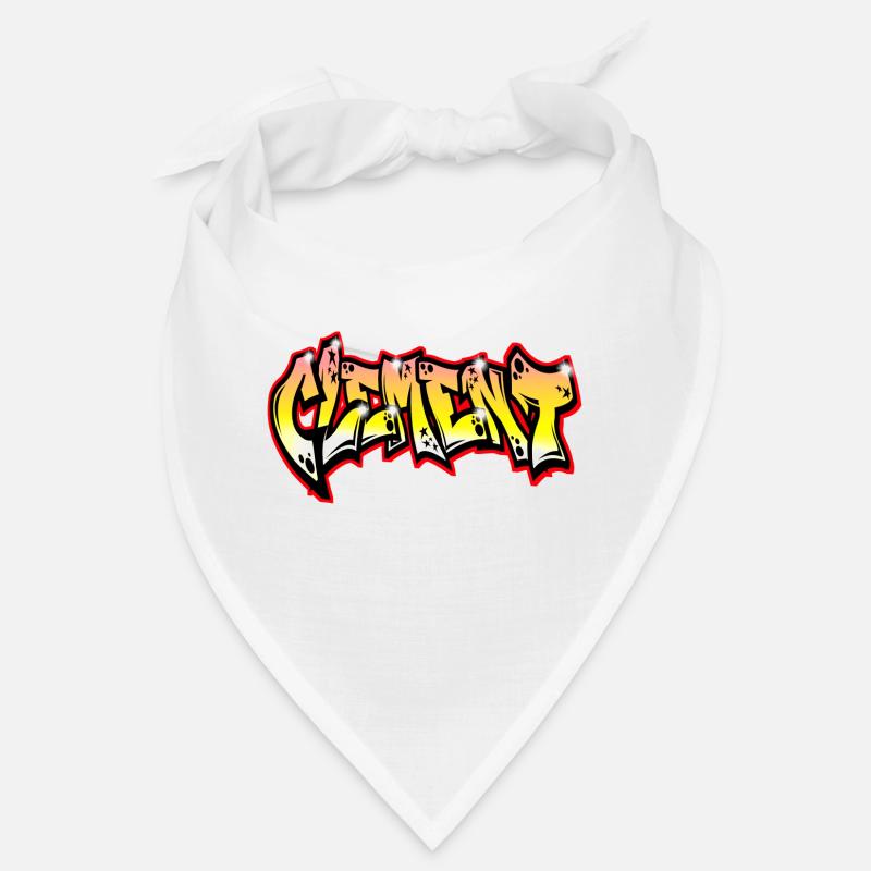 Graffiti Name Clement Bandana