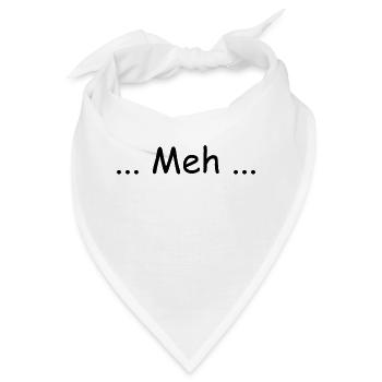 Meh 01 - Bandana - Weiß - Vorne