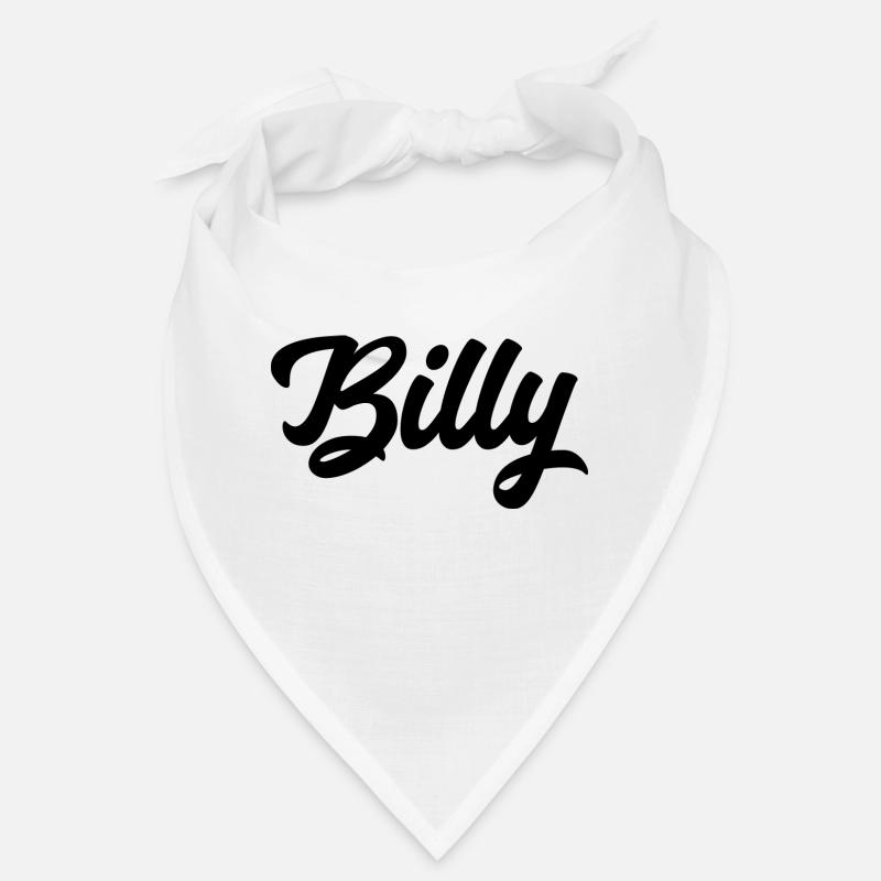 Billy benutzerdefinierte Text Geburtstagsname Bandana
