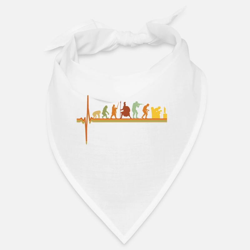 Gaming ECG Heartbeat Evolution Retro Gamer Bandana