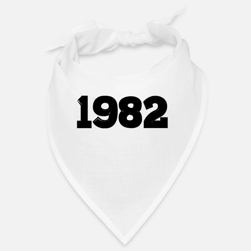 Year 1982 black Bandana