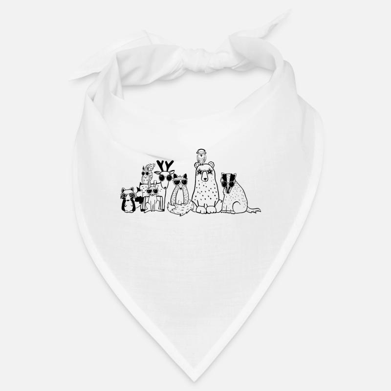 Cool animals from the forest Bandana