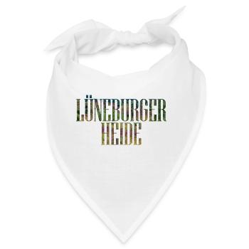Lüneburger Heide Deutschland Landschaft - Bandana - Weiß - Vorne