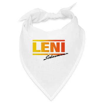 LENI Schaumama Schwarze Schrift - Bandana - Weiß - Vorne