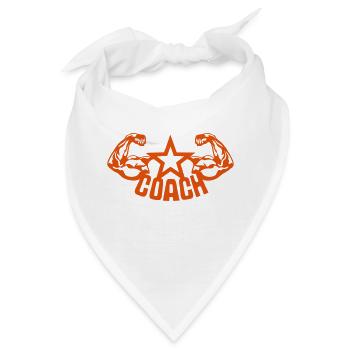 Coach Muscle Arm - Bandana - Weiß - Vorne