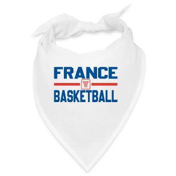 Frankreich Basketball - Bandana - Weiß - Vorne