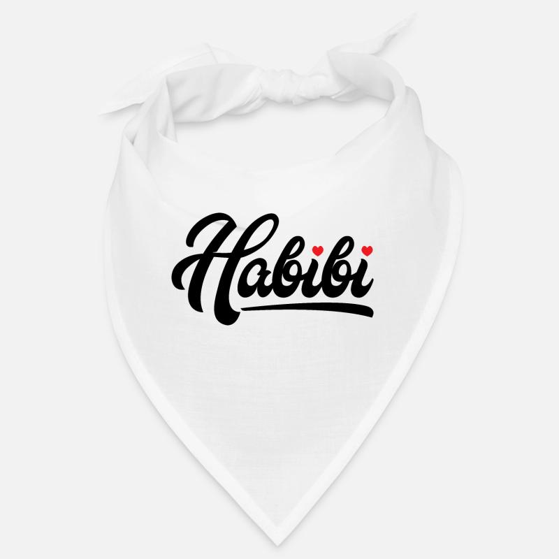 Habibi forever - Bandana - blanc
