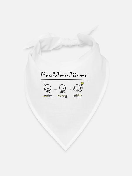 Problemlöser - Bandana - Weiß