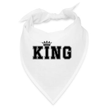 king - Bandana - Weiß - Vorne