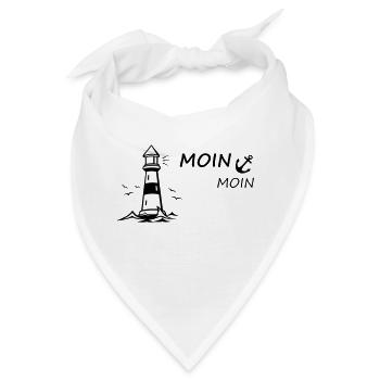 Moin Moin - Bandana - Weiß - Vorne