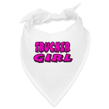 Trucker Girl - Bandana - Weiß - Vorne