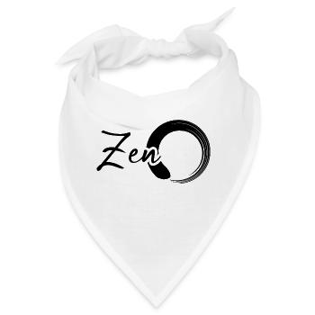 Zen - Bandana - Weiß - Vorne