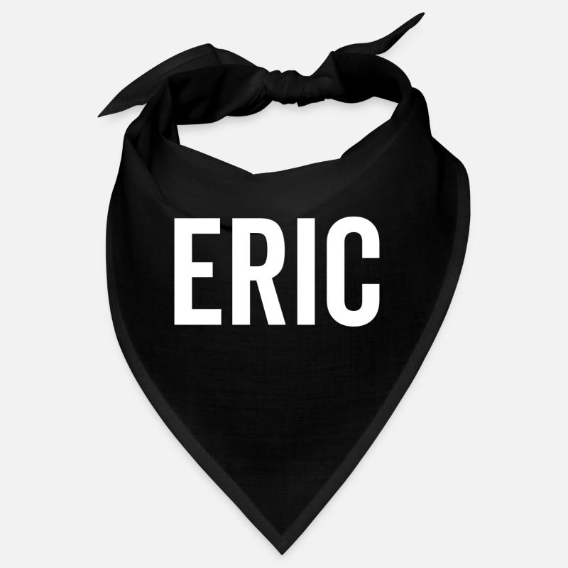 Eric Custom Name Schriftart Text Geburtstag Bandana