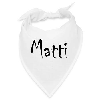 matti - Bandana - Weiß - Vorne