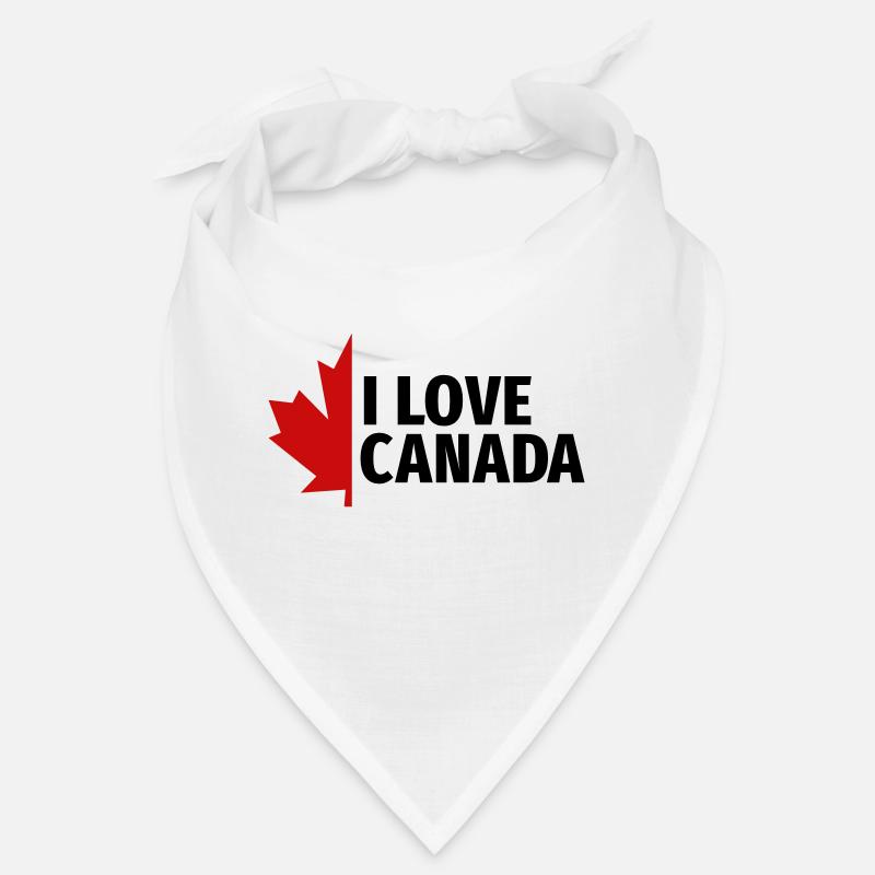 I love Canada Maple Leaf Canada Vancouver Ottawa Bandana