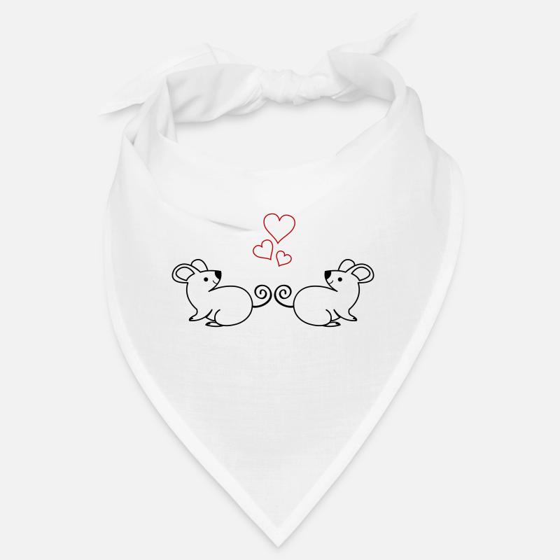 Mäuse Verliebt Bandana