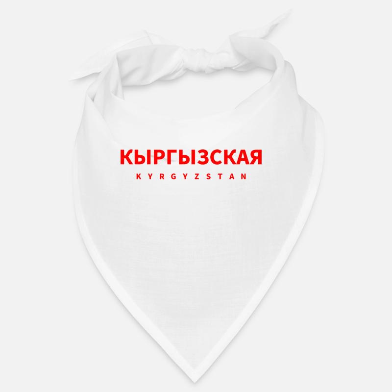 Kirgisistan - Bandana - Weiß