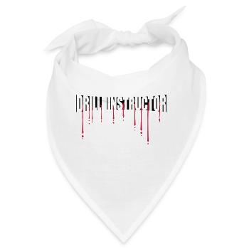 Blut Drill Instructor - Bandana - Weiß - Vorne