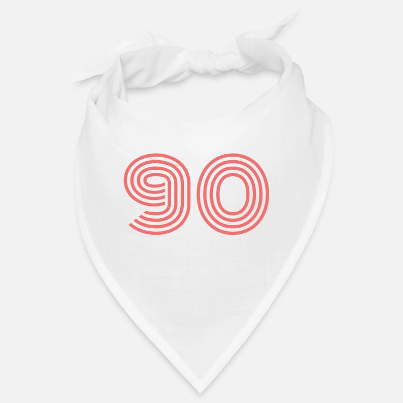 Cool Retro Retrostyle Numéro de maillot numéro de dos Bandana