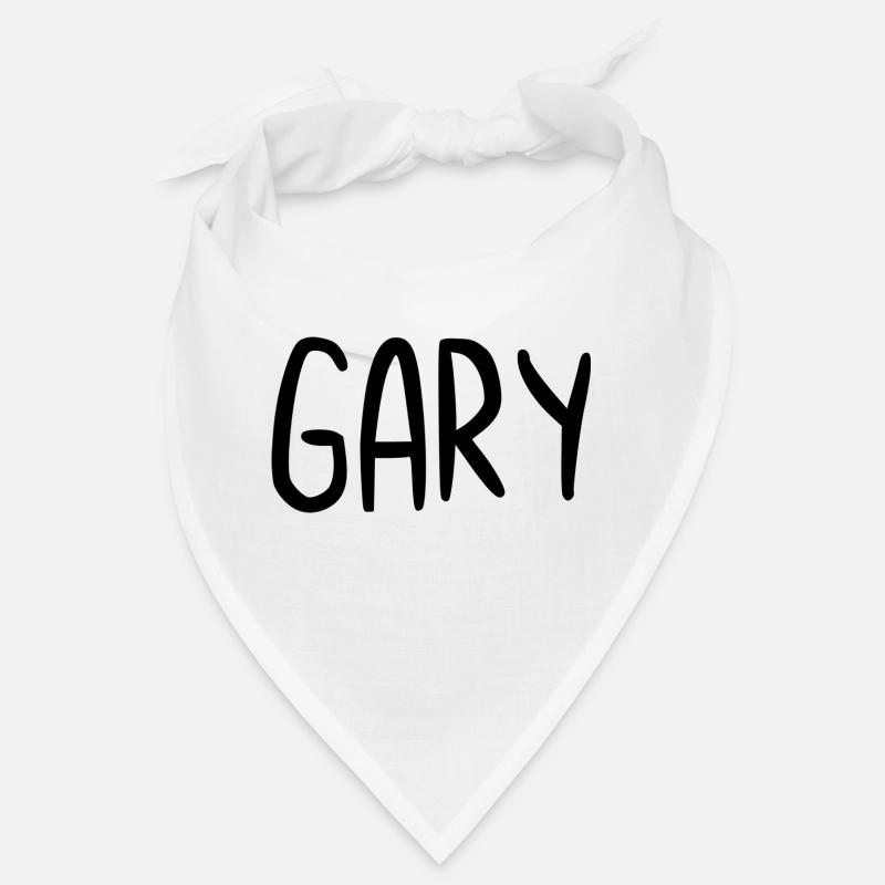 Gary Custom Name Schriftart Text Geburtstag Bandana