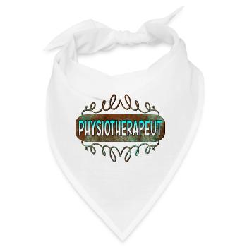 Physiotherapeut - Bandana - Weiß - Vorne