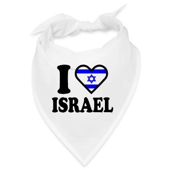 Israel - Bandana - Weiß - Vorne