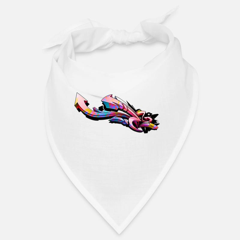Graffiti - Bandana - Weiß