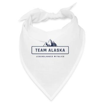Team Alaska - Bandana - Weiß - Vorne