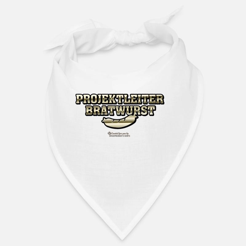Grillen Spruch Projektleiter Bratwurst Bandana