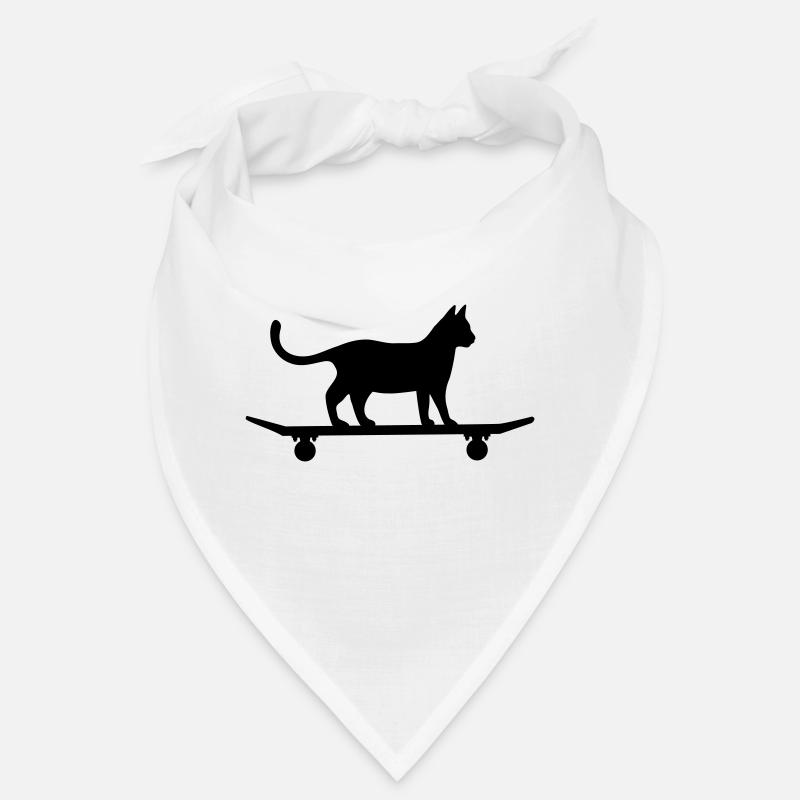 Cat on skateboard Bandana