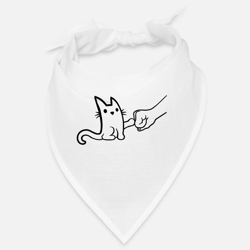 Brofist à pompe à poing de chat Bandana