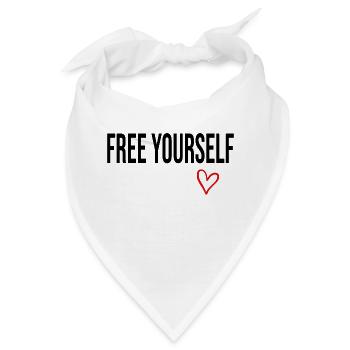 Befreien Sie sich von einem niedlichen Angebot - Bandana - Weiß - Vorne