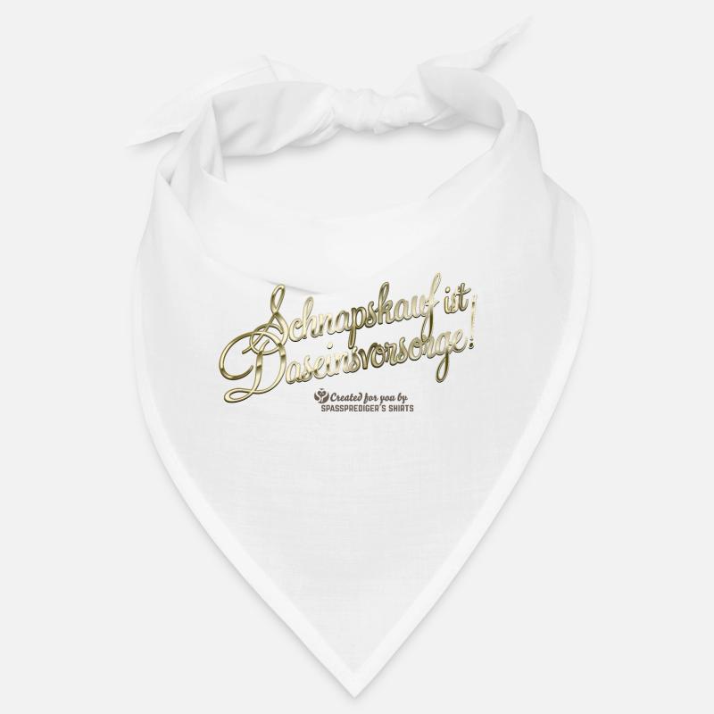 Spruch Schnapskauf Bandana