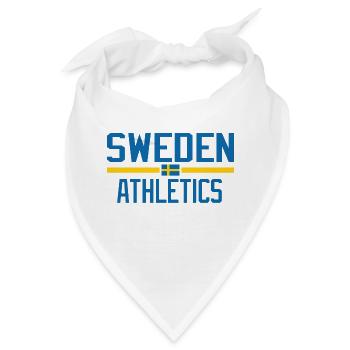 Schweden Leichtathletik - Bandana - Weiß - Vorne