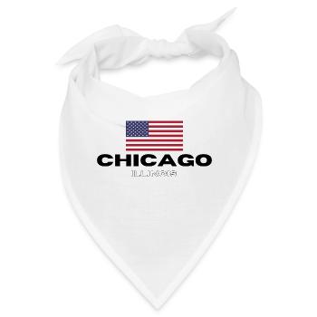 Chicago - Bandana - Weiß - Vorne